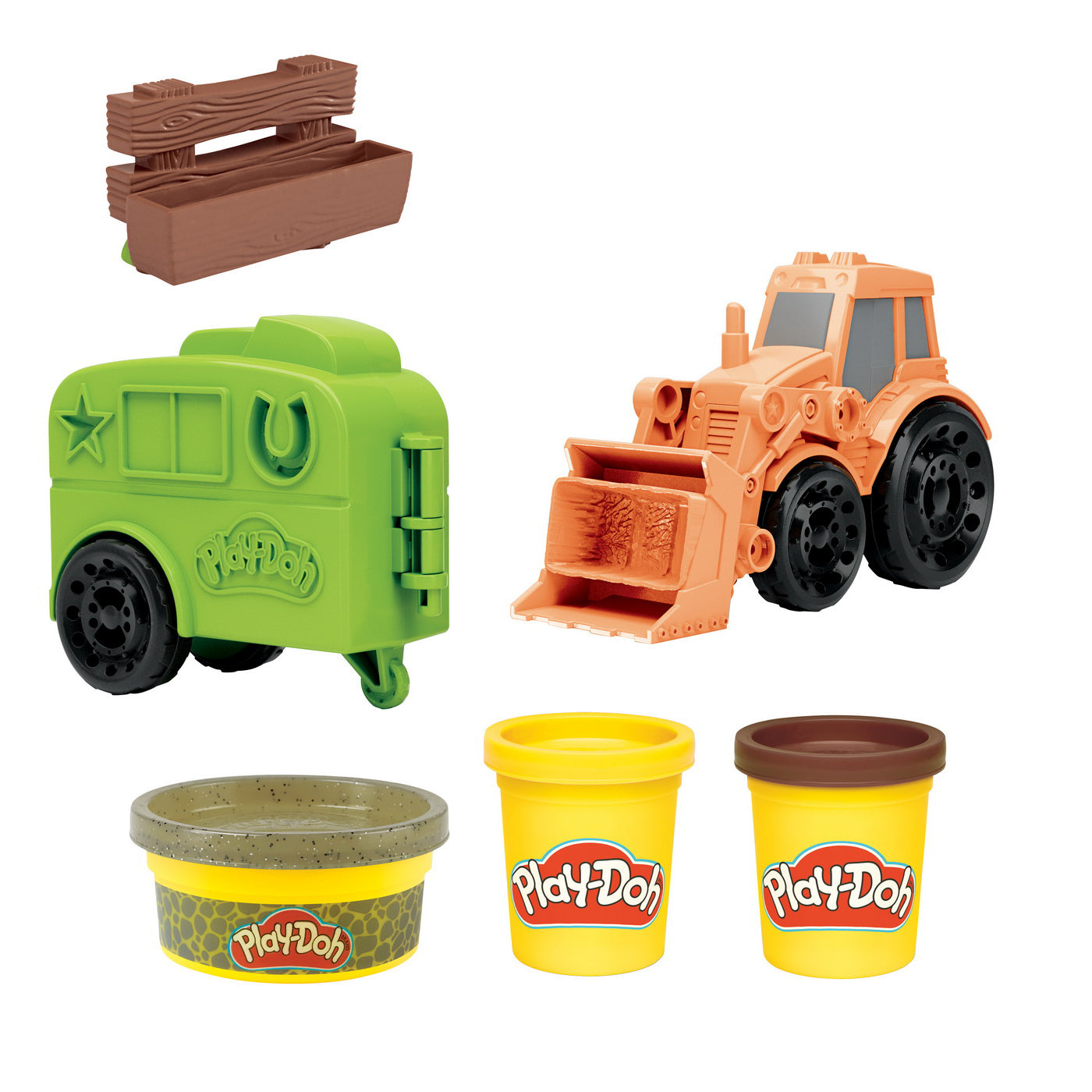 PLAY-DOH SET WHEELS:TRACTORUL