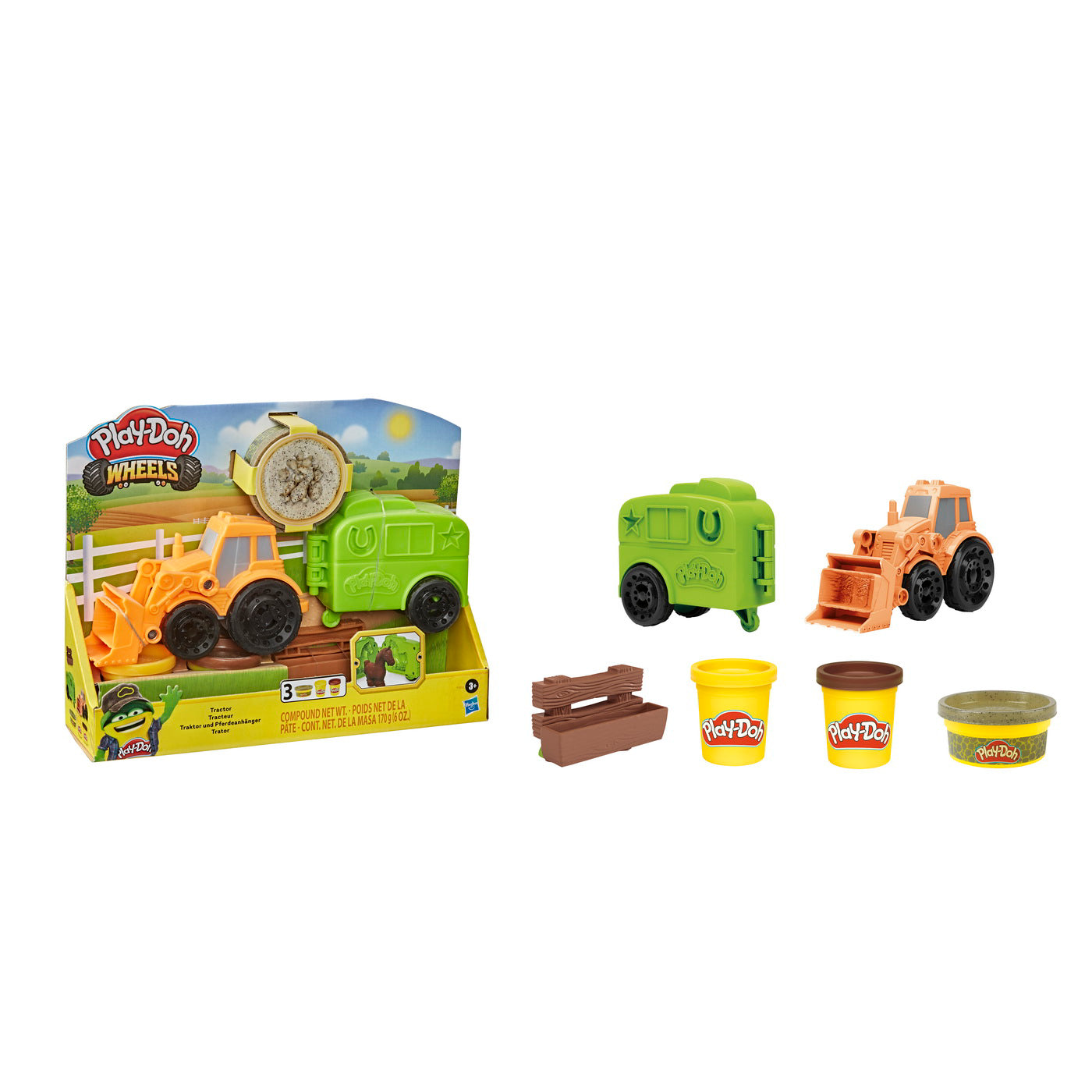 PLAY-DOH SET WHEELS:TRACTORUL