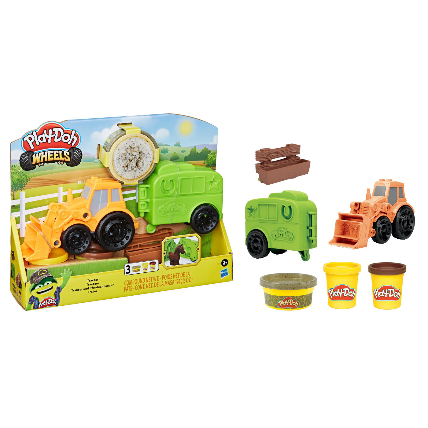 PLAY-DOH SET WHEELS:TRACTORUL