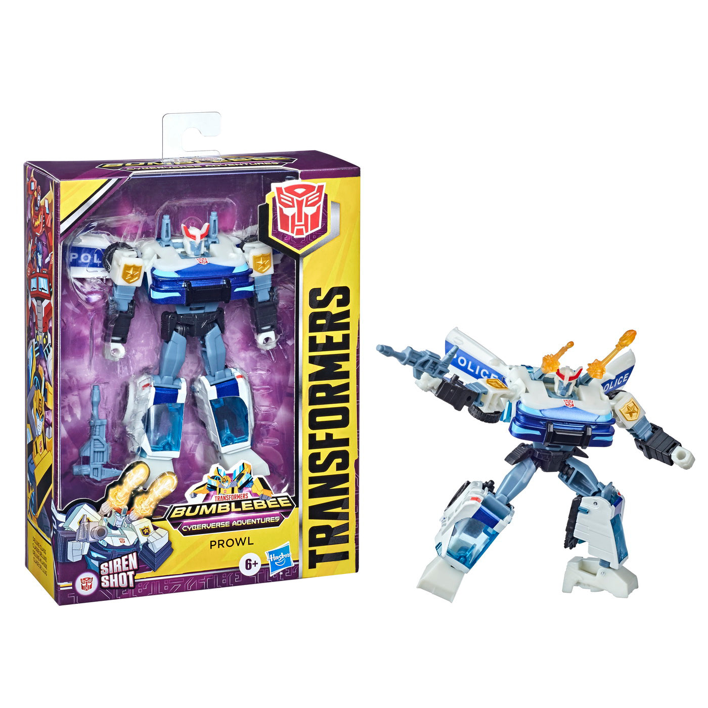 TRANSFORMERS ROBOT VEHICUL CYBERVERSE DELUXE PROWL