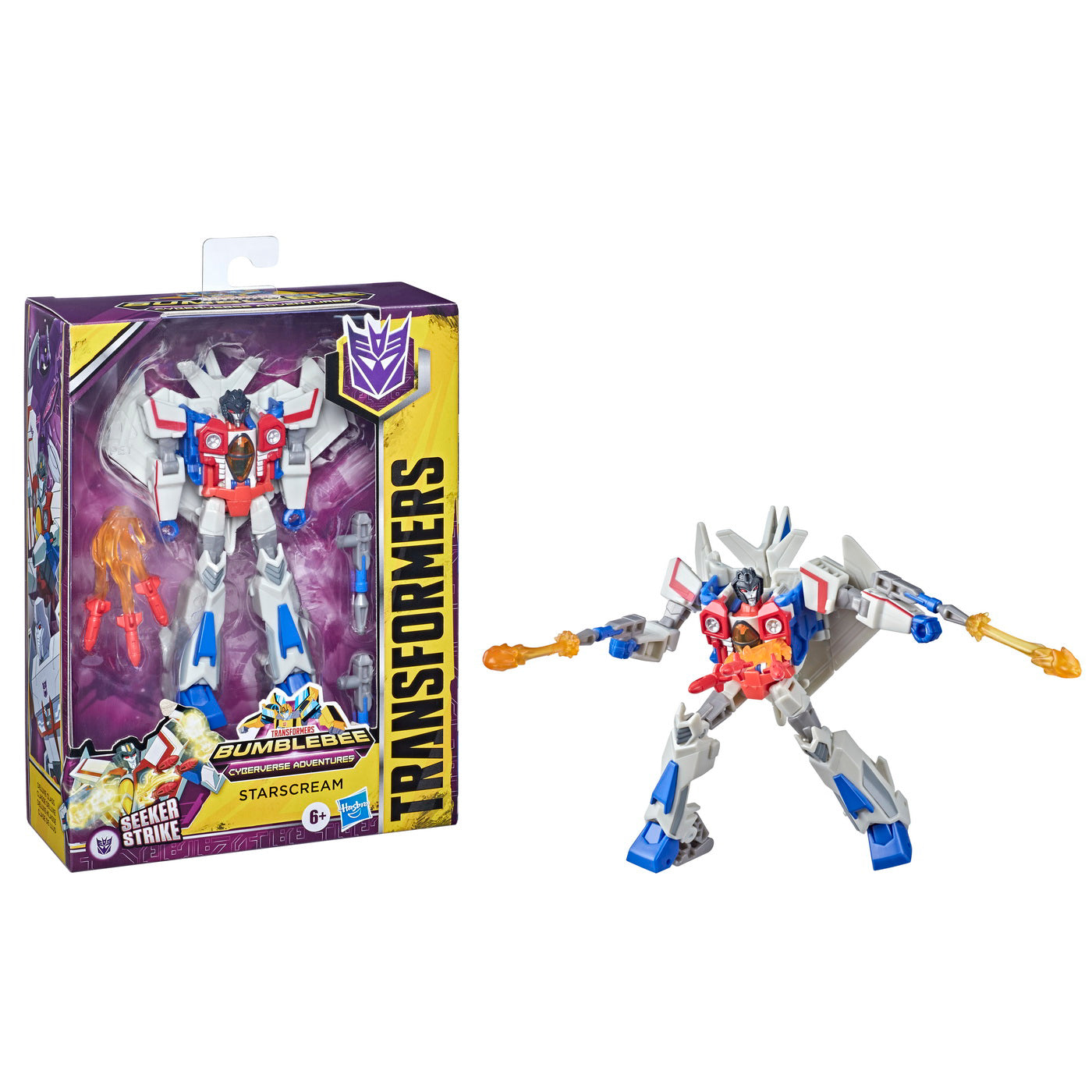 TRANSFORMERS ROBOT VEHICUL CYBERVERSE DELUXE STARSCREAM