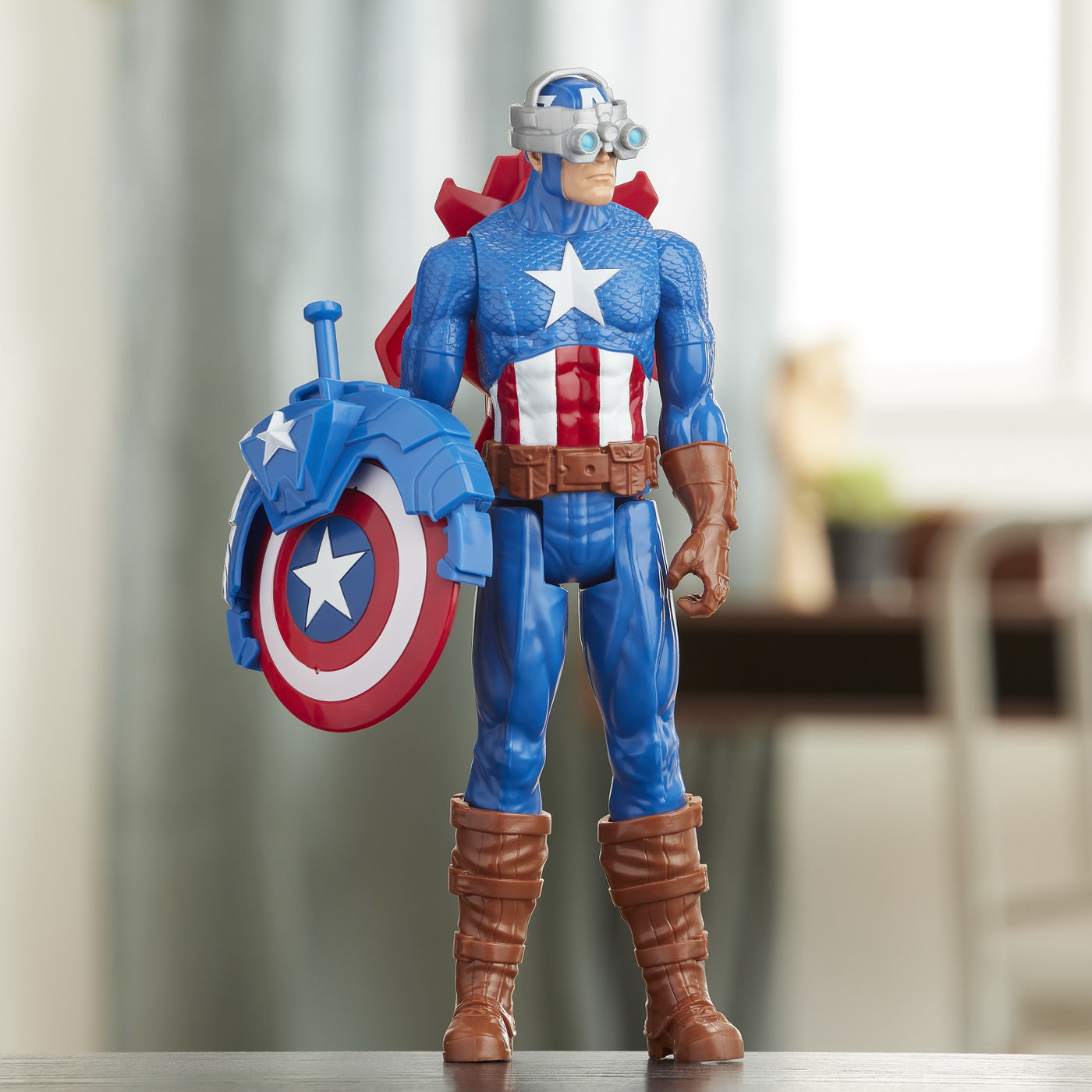 FIGURINA AVANGERS TITAN HERO BLAST GEAR: CAPTAIN AMERICA 30 CM