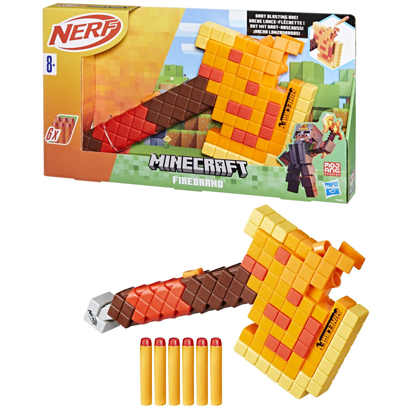 NERF BLASTER NERF MINECRAFT FIREBRAND