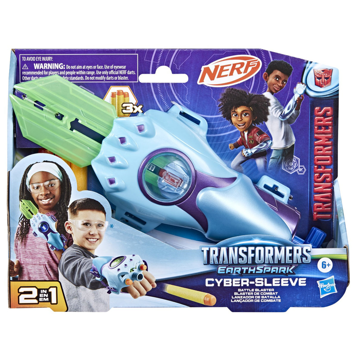 TRANSFORMERS EARTHSPARK BLASTER CYBER SLEEVE