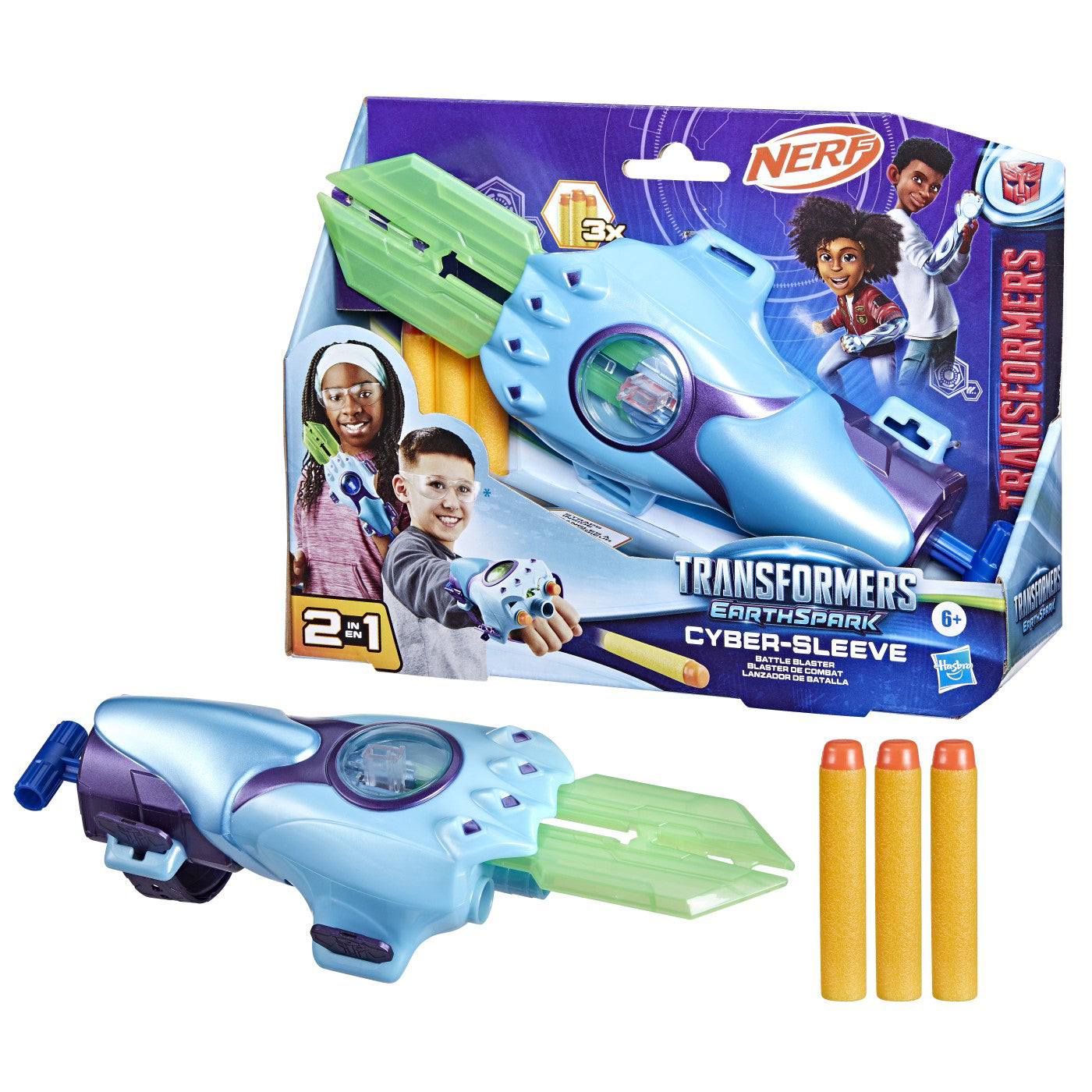 TRANSFORMERS EARTHSPARK BLASTER CYBER SLEEVE