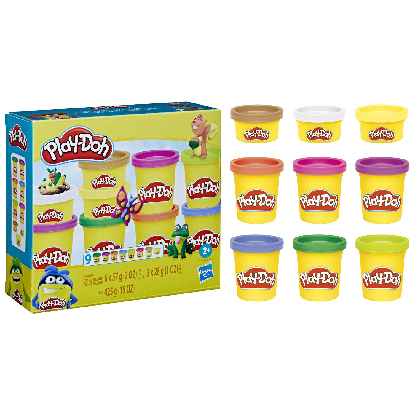 PLAY-DOH SET 9 CUTII PLASTELINA