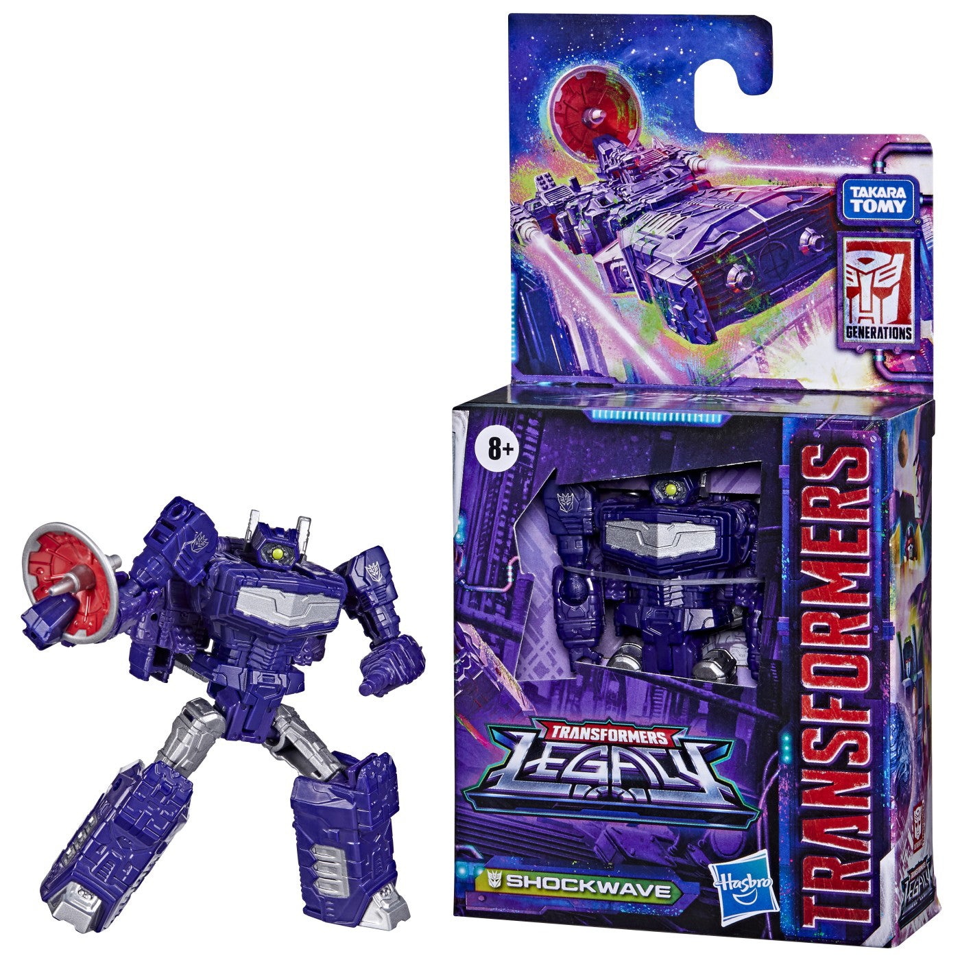 TRANSFORMERS LEGACY UNITED FIGURINA SHOCKWAVE 8.5CM