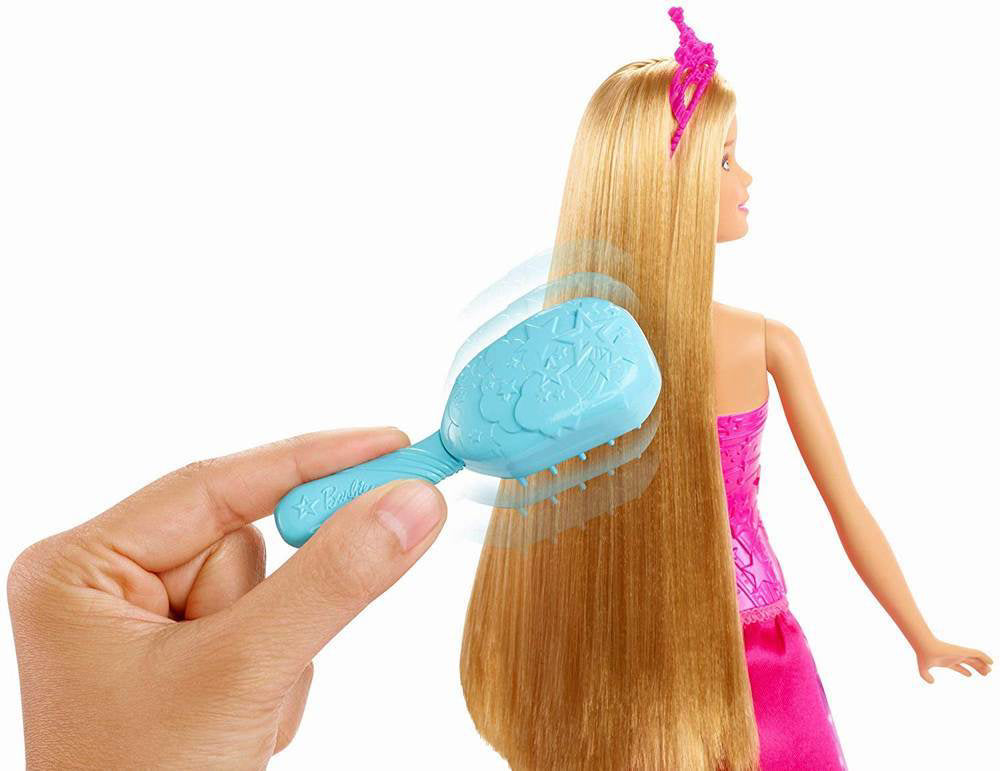 PAPUSA BARBIE CU PERIE SI ROCHITA MULTICOLORA