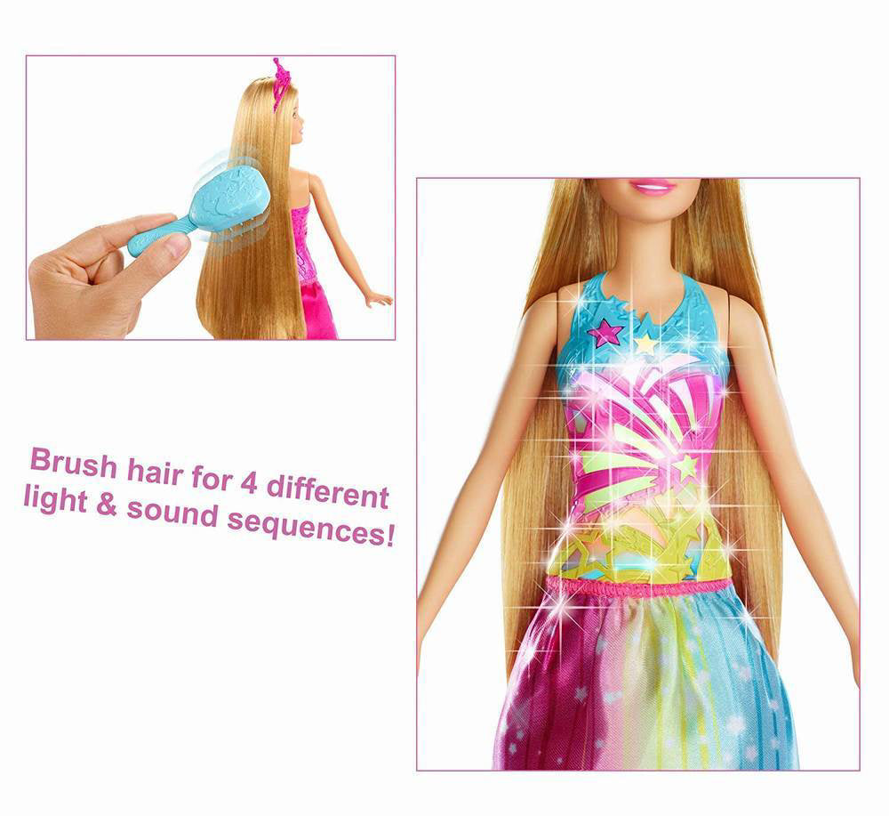 PAPUSA BARBIE CU PERIE SI ROCHITA MULTICOLORA