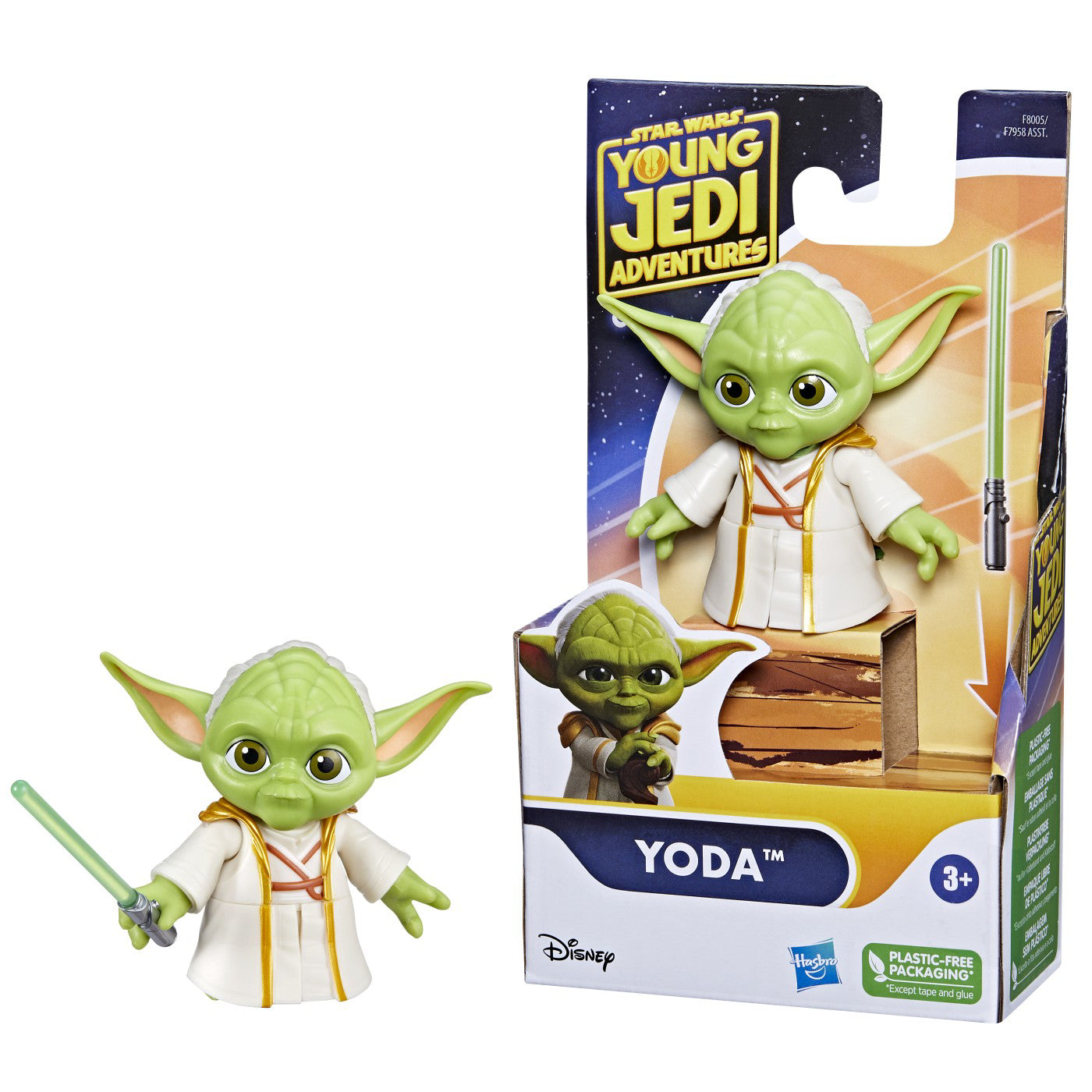STAR WARS YOUNG JEDI ADVENTURES FIGURINA YODA 10CM