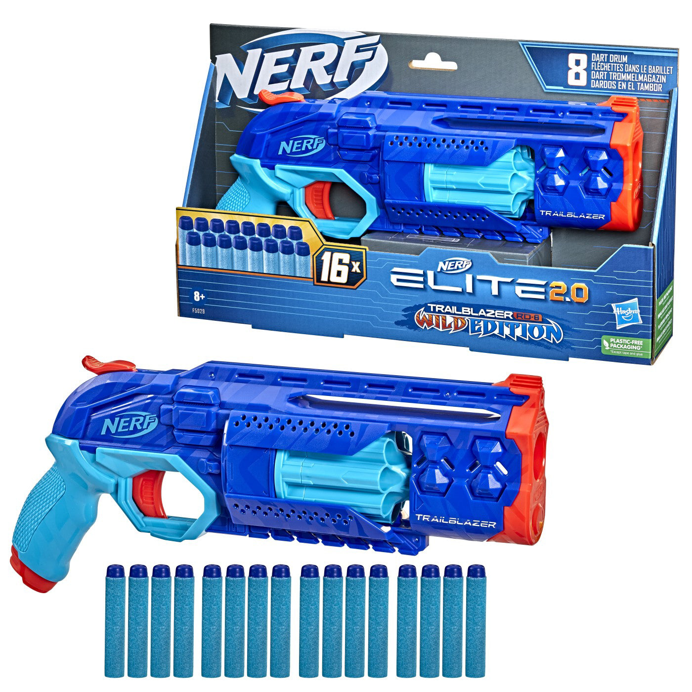 NERF BLASTER ELITE 2.0 TRAILBLAZER RD-8