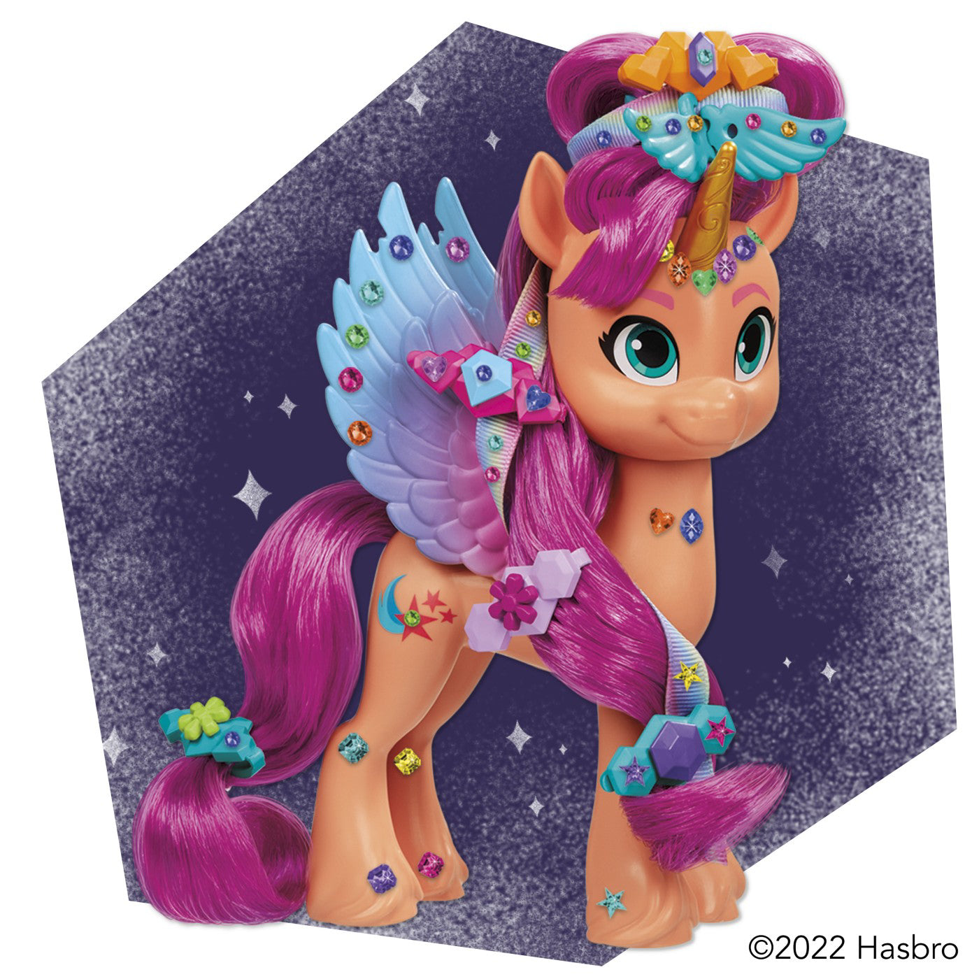 MY LITTLE PONY RIBBON HAIRSTYLES FIGURINA SUNNY STARSCOUT