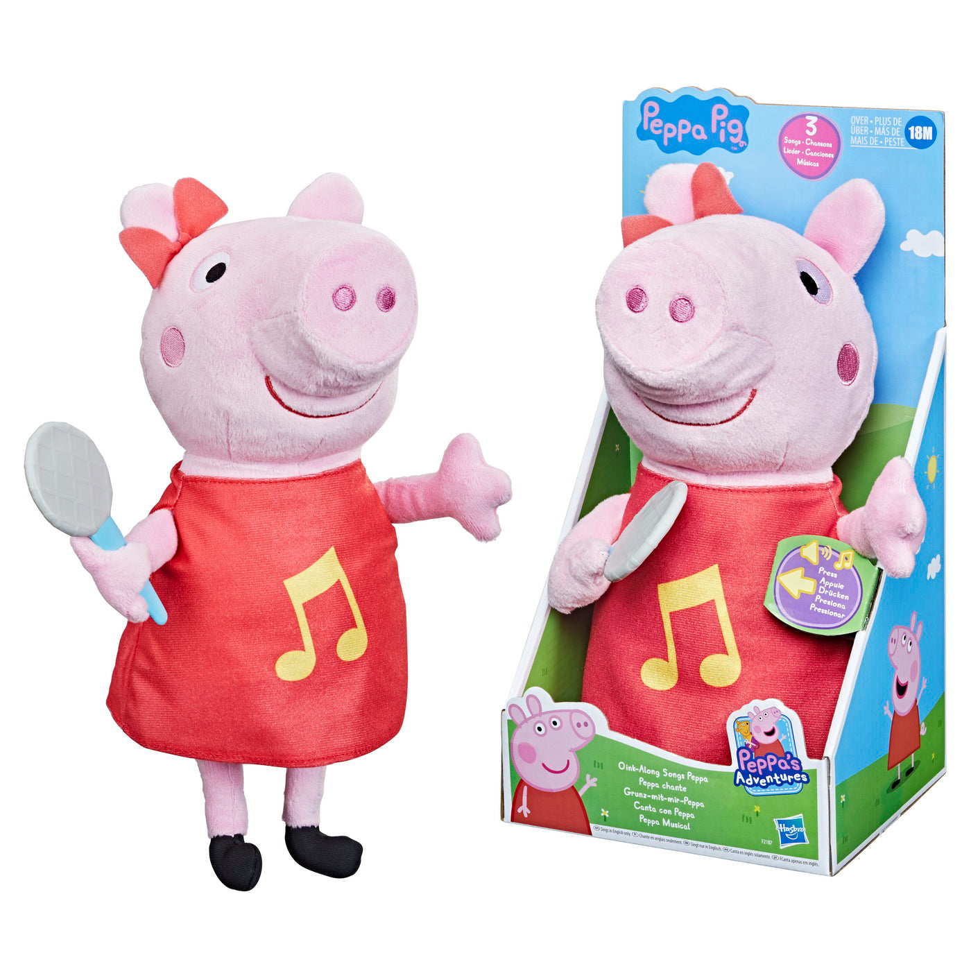 PEPA PIG PLUS MUZICAL 28CM