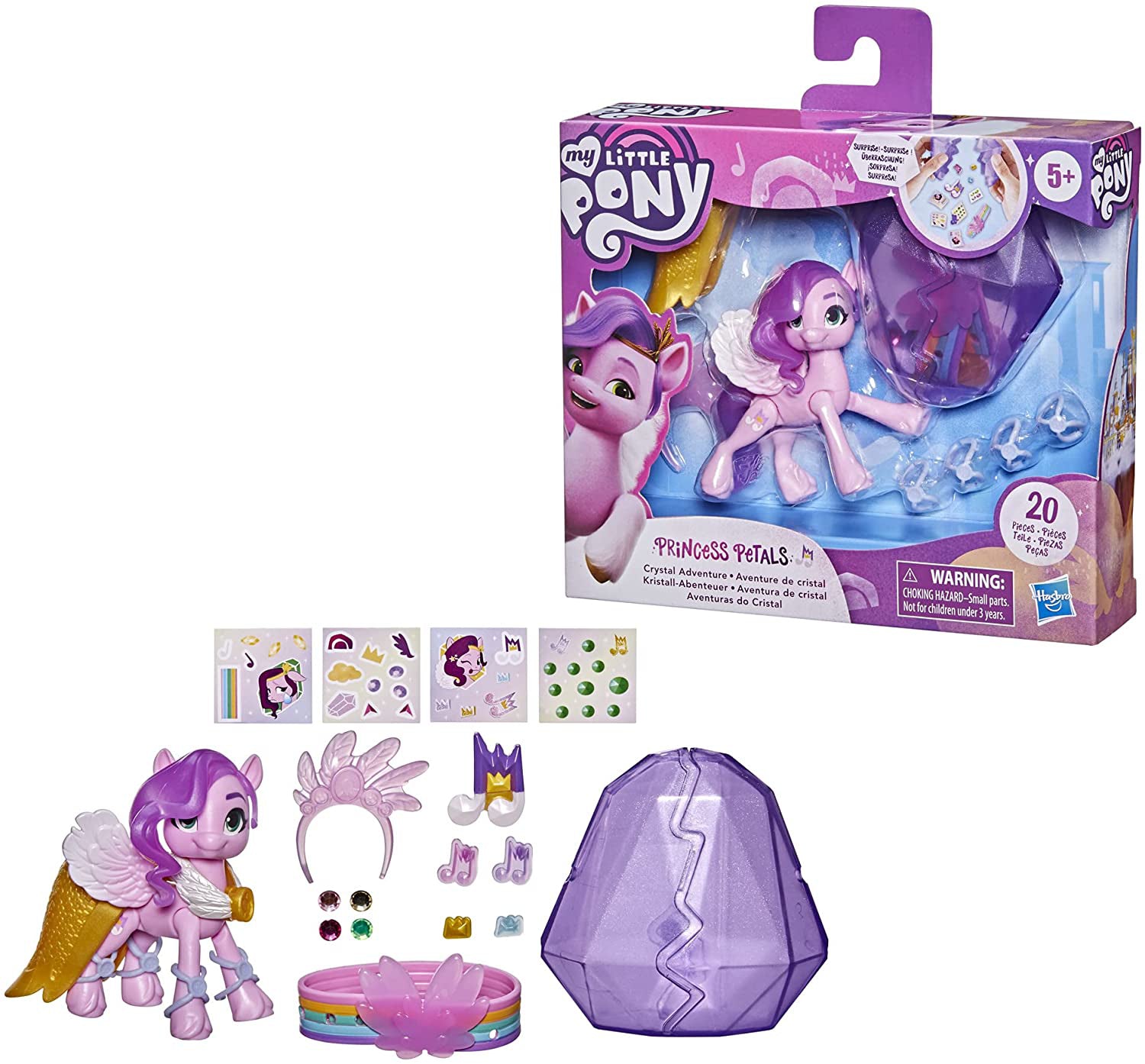 MY LITTLE PONY PONEI CRYSTAL ADVENTURE PRINCESS PETALS