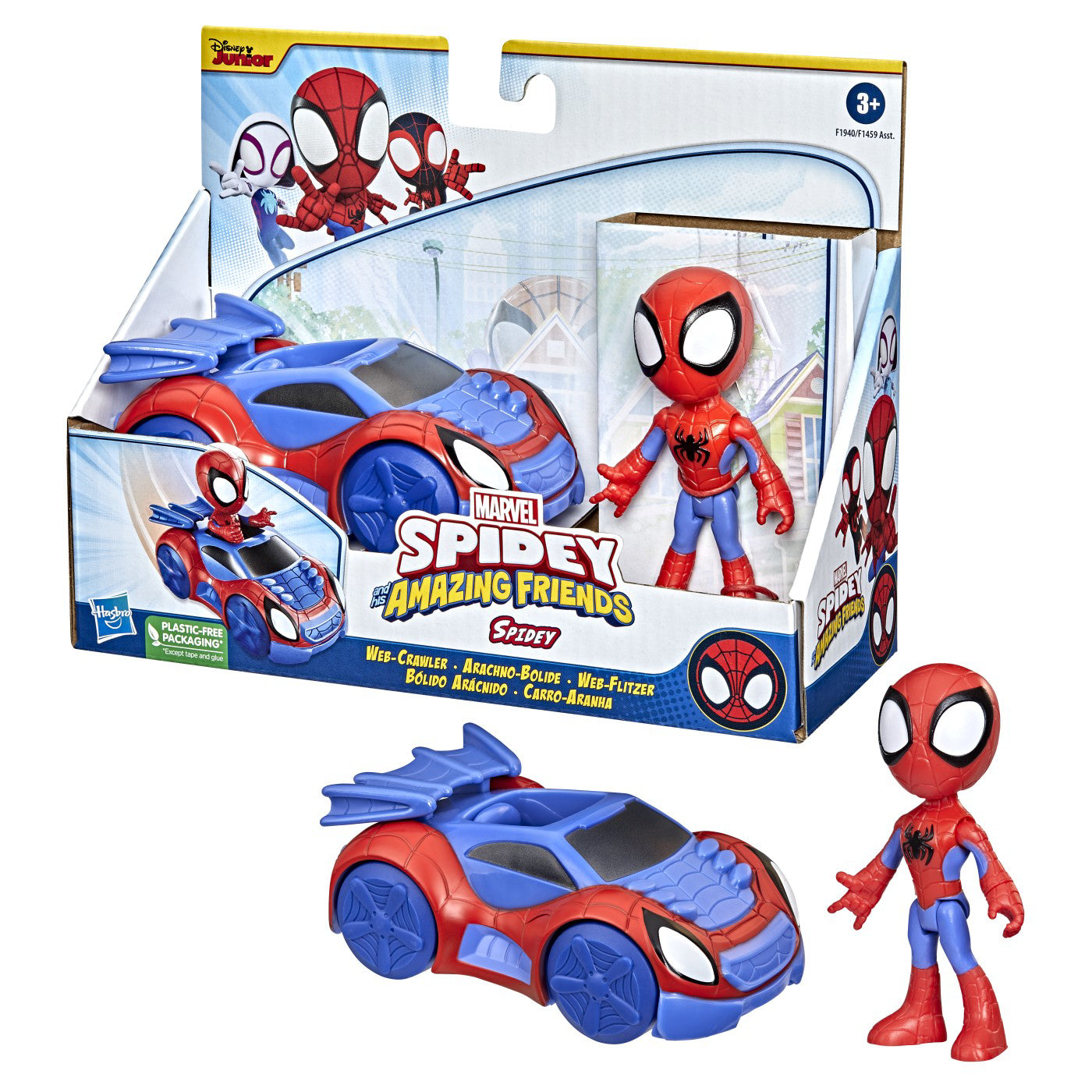 SPIDEY PRIETENII EXTRAORDINARI SET VEHICUL SI FIGURINA SPIDEY