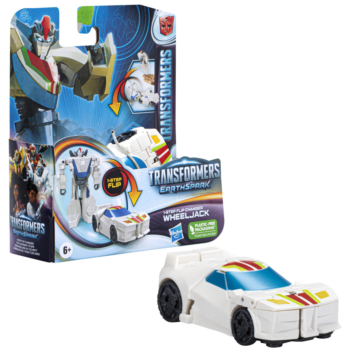TRANSFORMERS 7 EARTHSPARK FIGURINA TRANSFORMABILA WHEELJACK 6CM