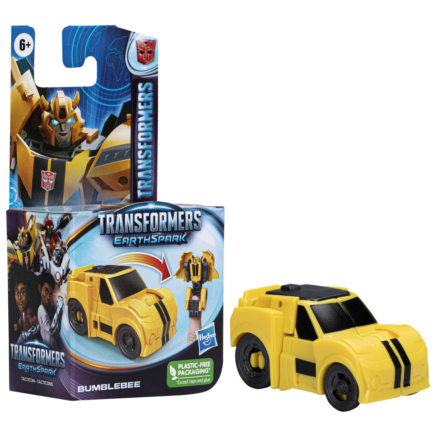 TRANSFORMERS 7 EARTHSPARK TACTICON FIGURINA TRANSFORMABILA BUMBLEBEE 6.5CM