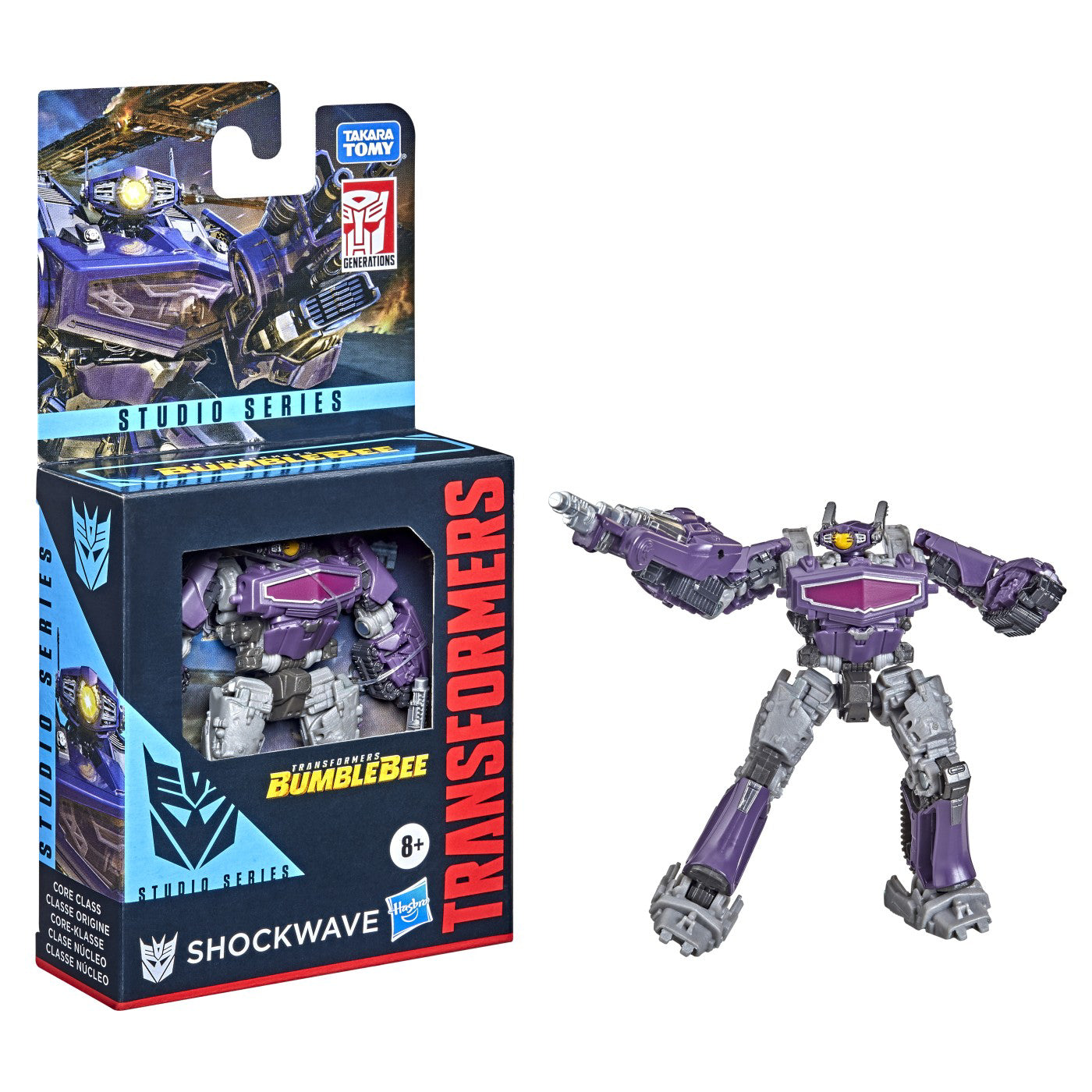 TRANSFORMERS 7 GENERATION STUDIO FIGURINA SHOCKWAVE 9CM