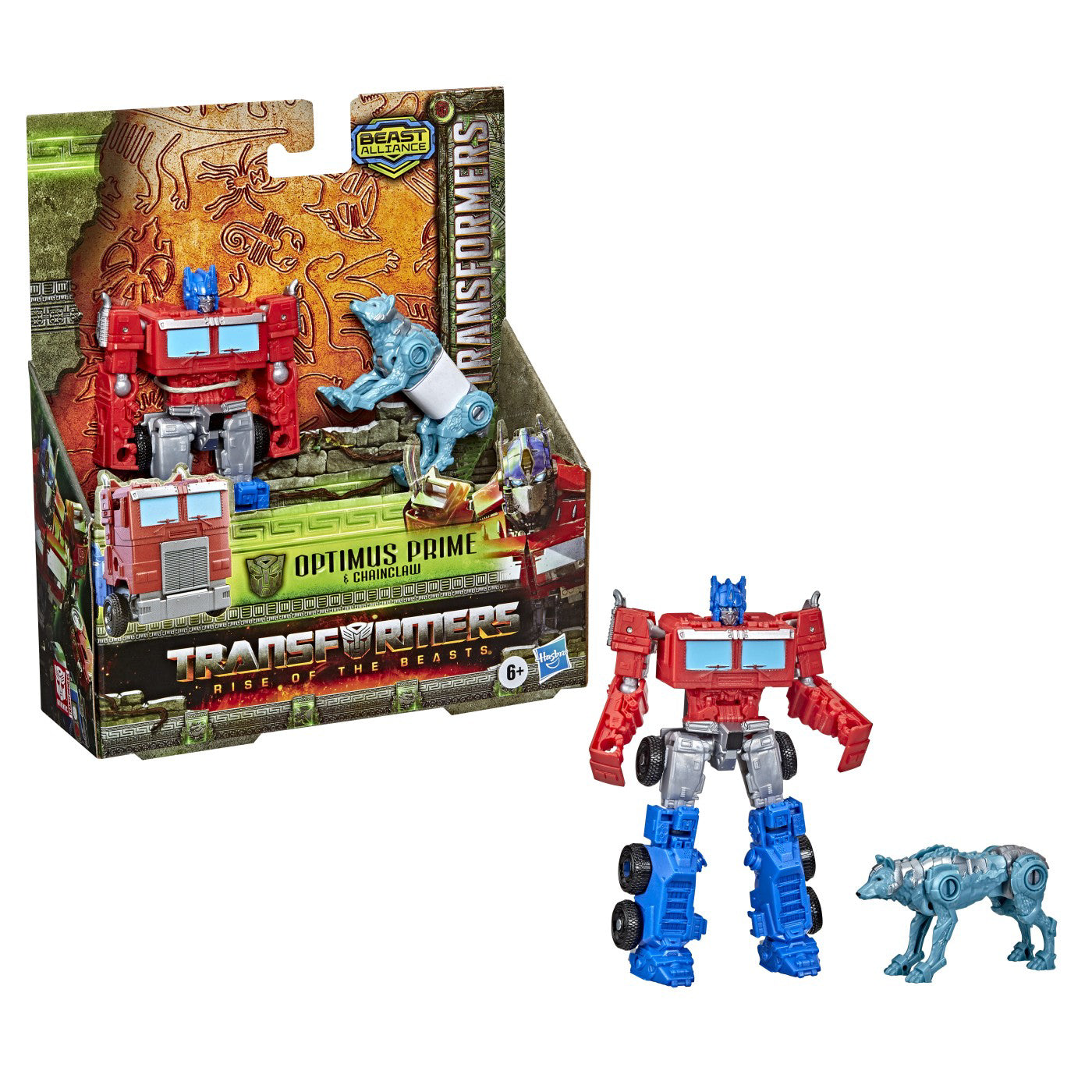 TRANSFORMERS 7 BEAST ALLIANCE SET 2 FIGURINE OPTIMUS PRIME SI CHAINCLAW