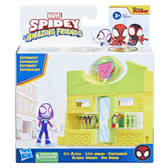 SPIDEY PRIETENII EXTRAORDINARI CITY BLOKS SET DE CONSTRUCTIE SUPERMARKET