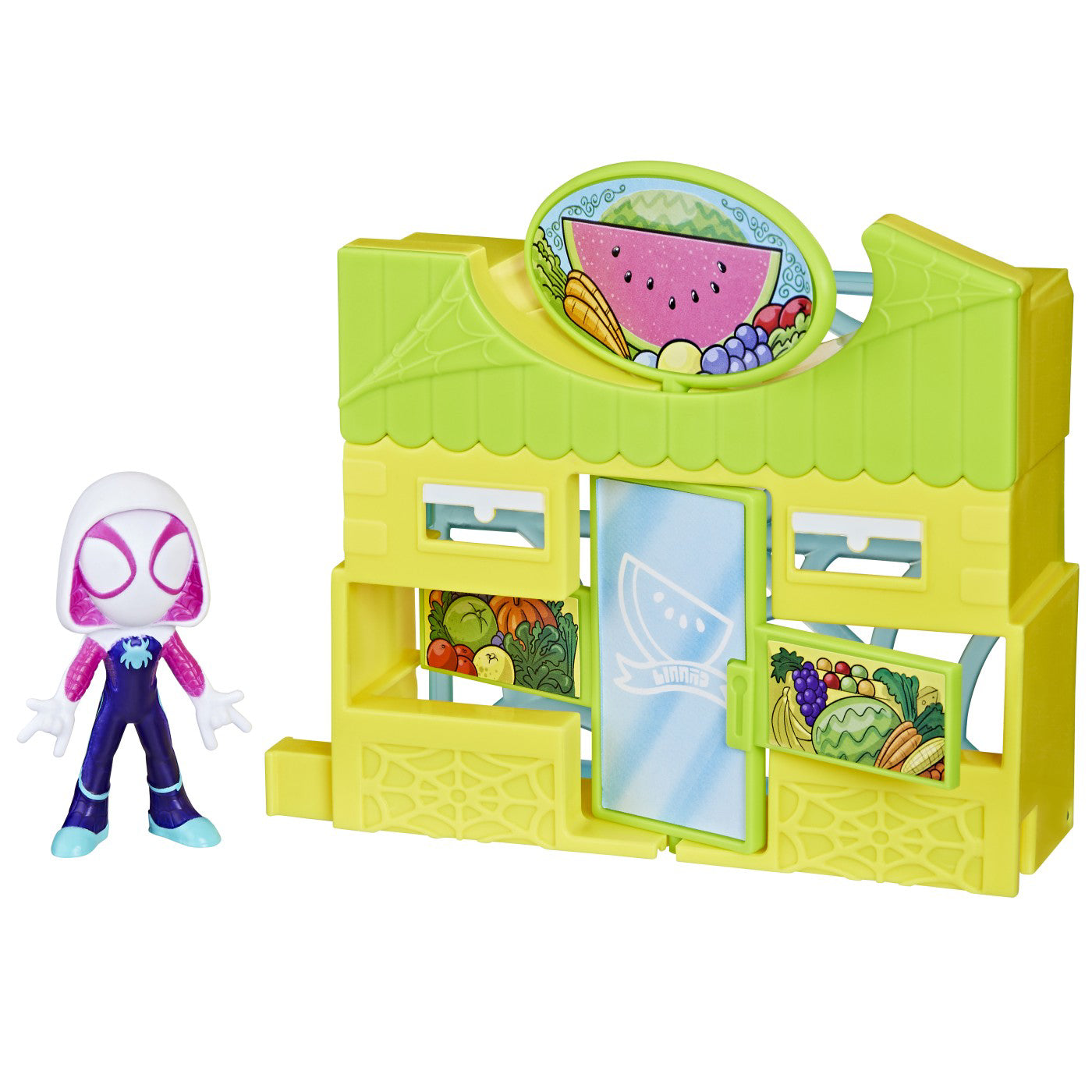 SPIDEY PRIETENII EXTRAORDINARI CITY BLOKS SET DE CONSTRUCTIE SUPERMARKET