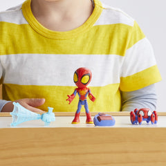 SPIDEY PRIETENII EXTRAORDINARI SET FIGURINA SPIDEY 10CM SI ACCESORII