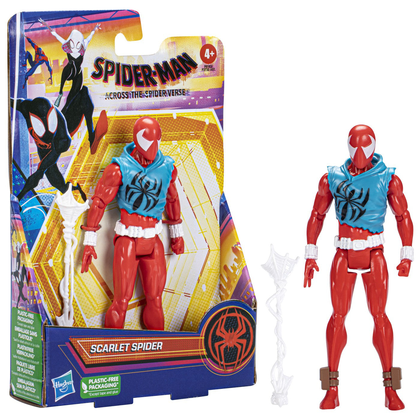 SPIDERMAN VERSE FIGURINA SCARLET SPIDER 15CM