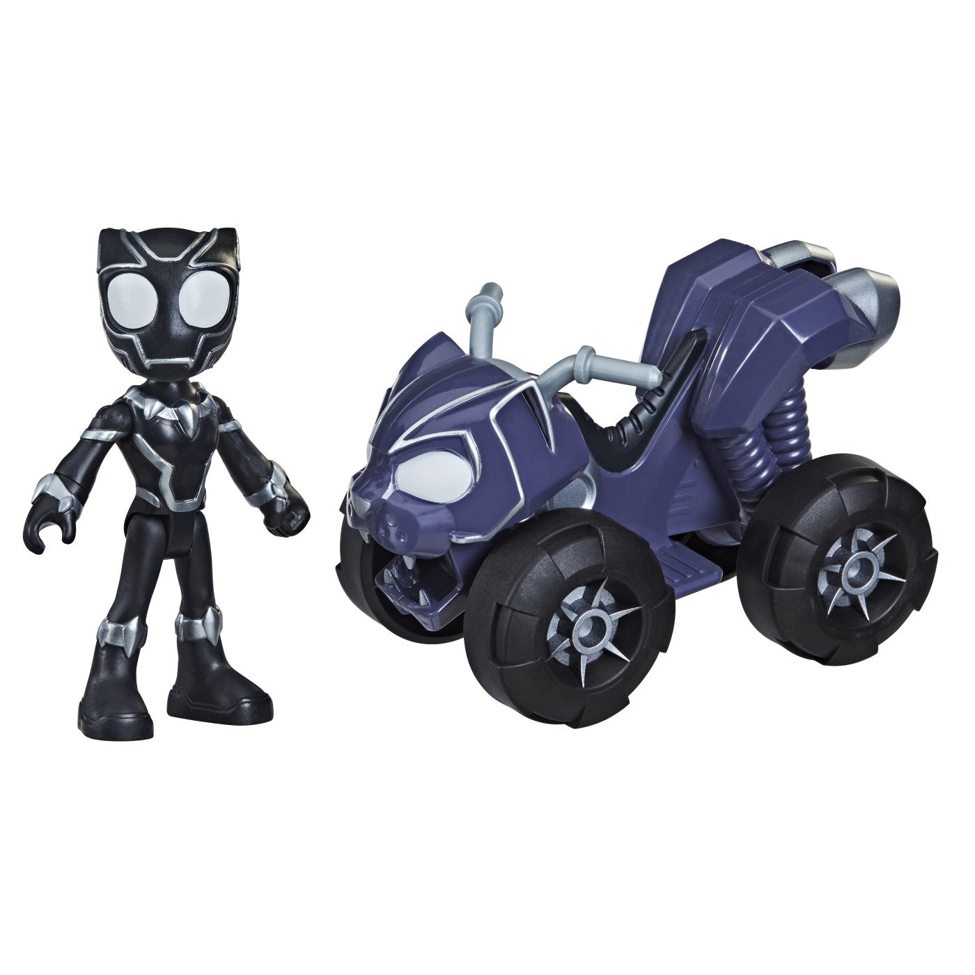 SPIDEY PRIETENII EXTRAORDINARI SET VEHICUL SI FIGURINA BLACK PANTHER