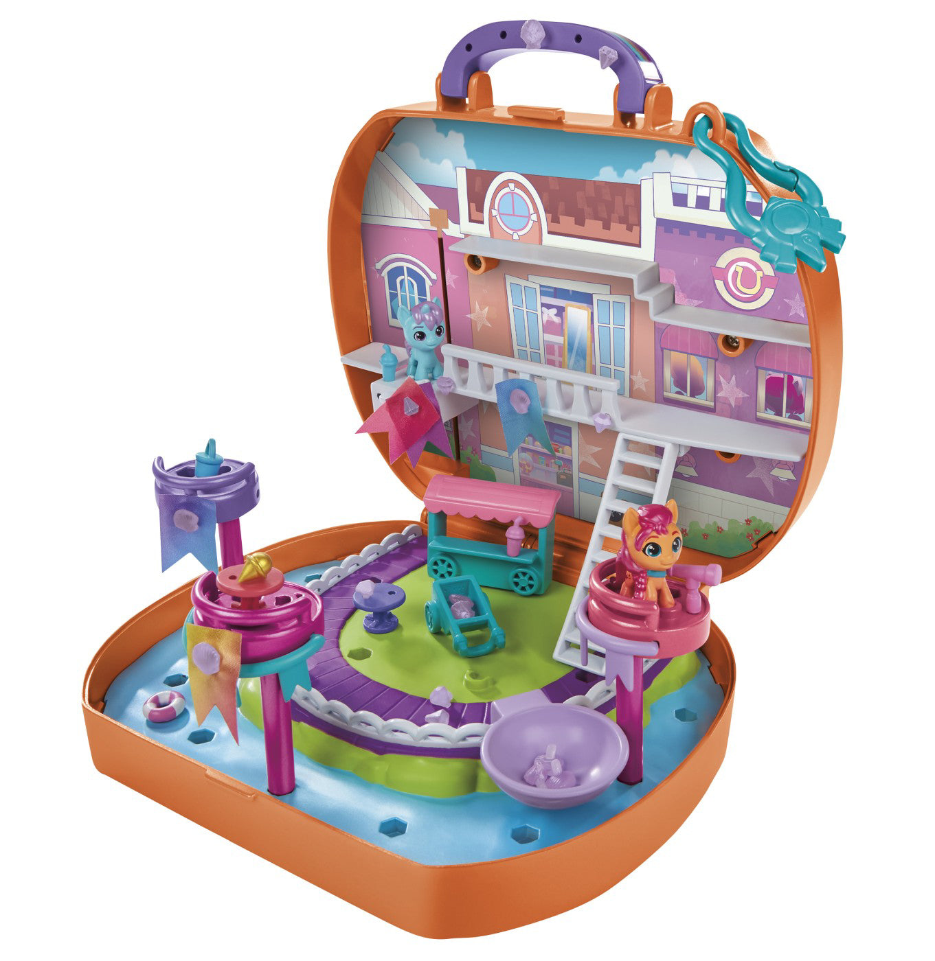 MY LITTLE PONY MINI WORLD MAGIC SET DE JOACA COMPACT CREATION MARETIME BAY