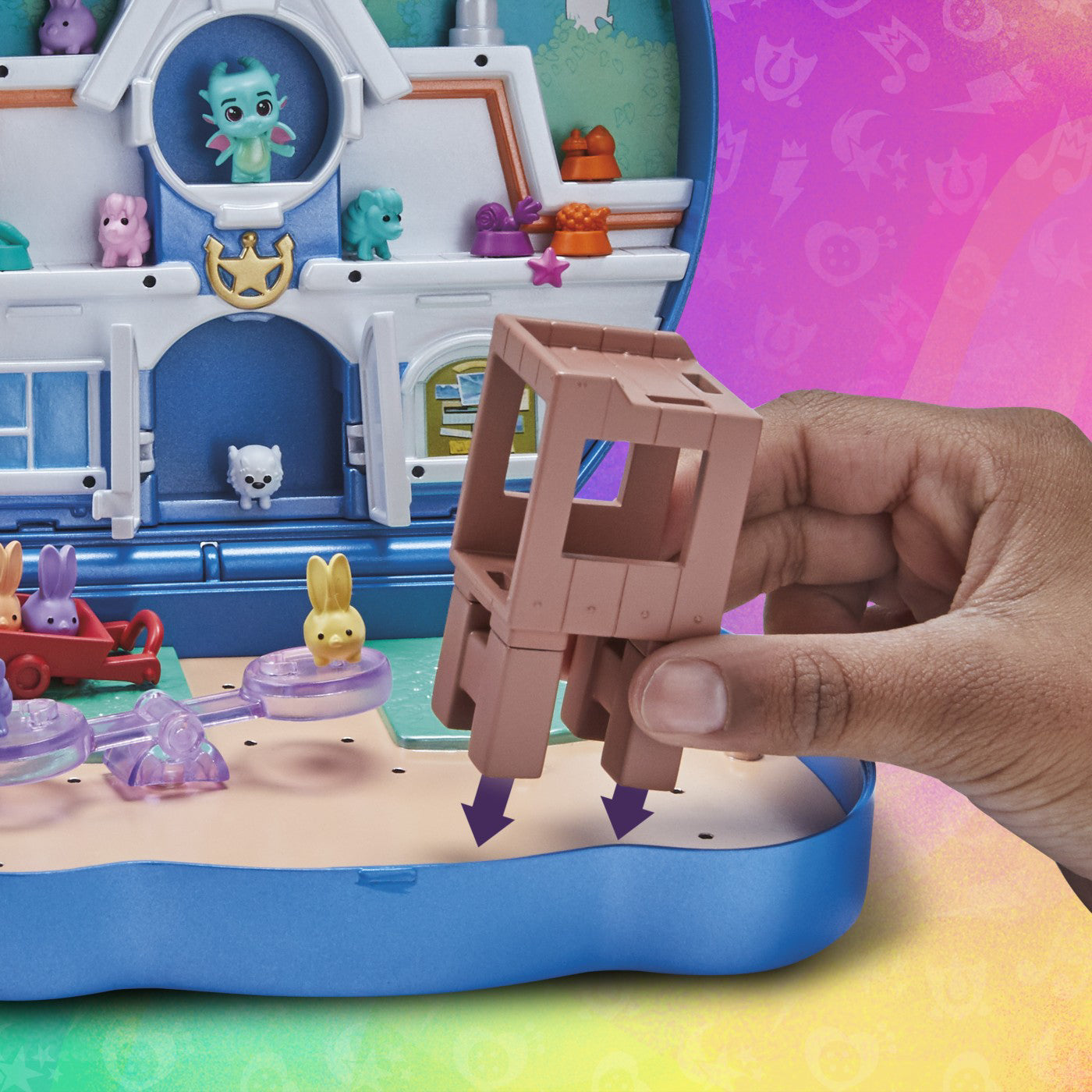 MY LITTLE PONY MINI WORLD MAGIC SET DE JOACA COMPACT CREATION CRITTER CORNER