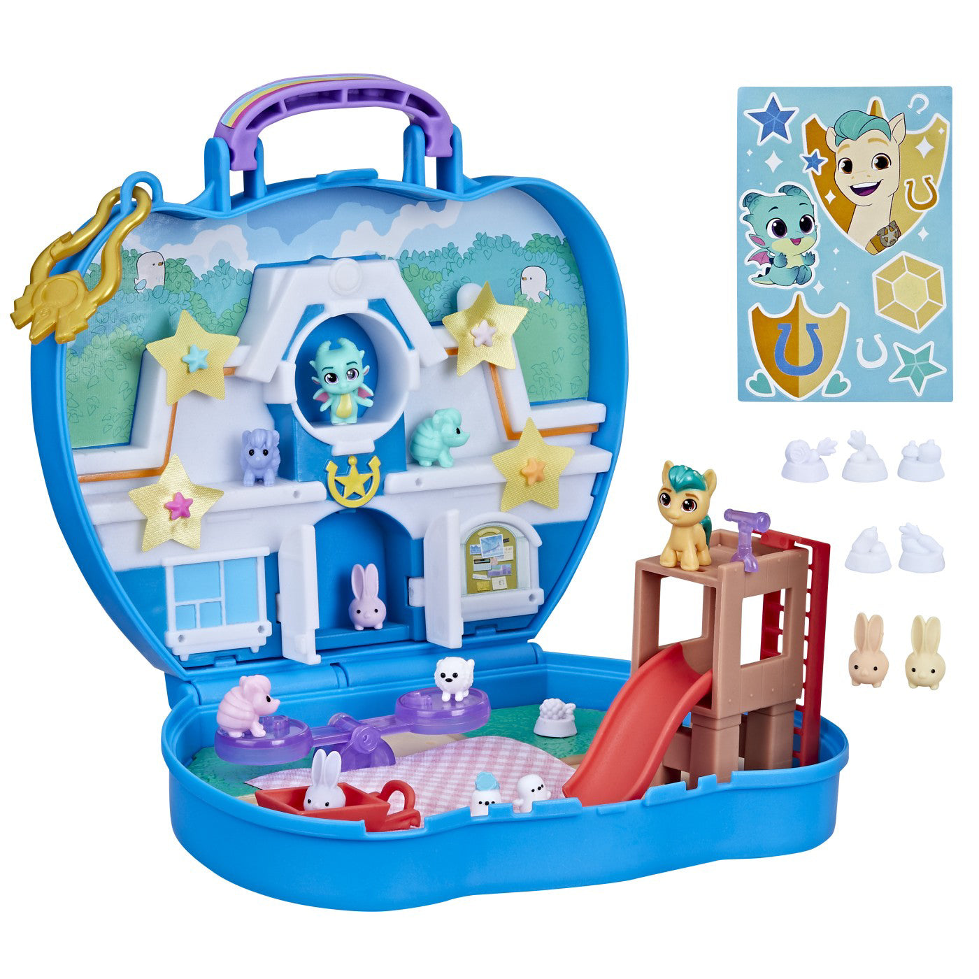 MY LITTLE PONY MINI WORLD MAGIC SET DE JOACA COMPACT CREATION CRITTER CORNER