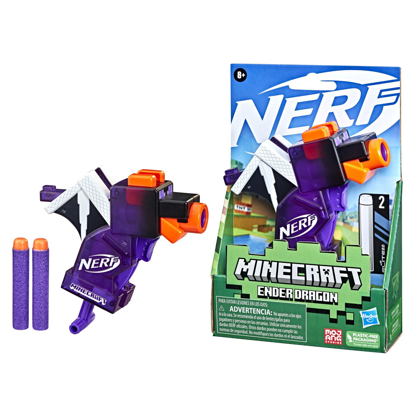 NERF BLASTER MINECRAFT MICROSHOTS ENDER DRAGON