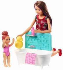 PAPUSA BARBIE MAMICA SATENA CU BEBELUS