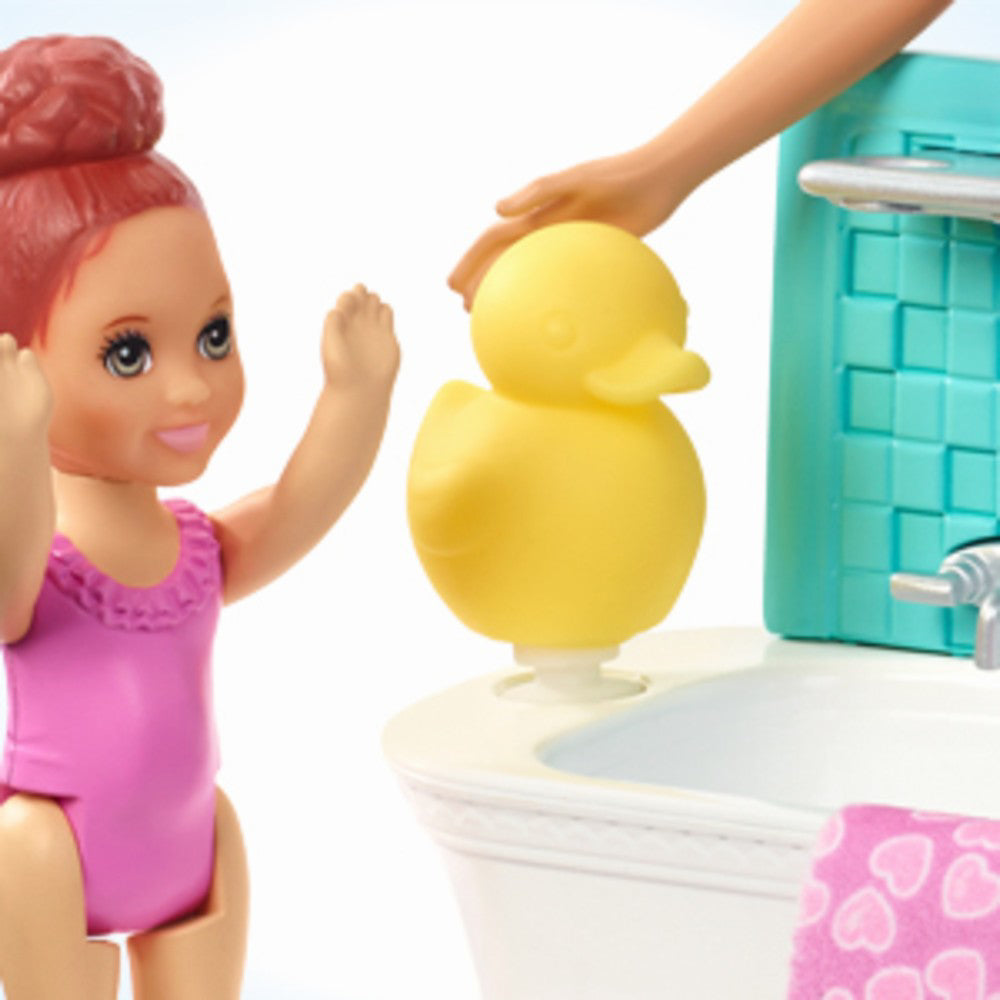 PAPUSA BARBIE MAMICA SATENA CU BEBELUS