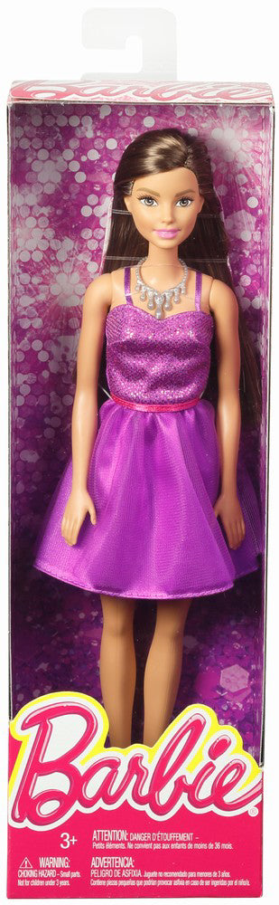 PAPUSA BARBIE TINUTE STRALUCITOARE ROCHITA MOV
