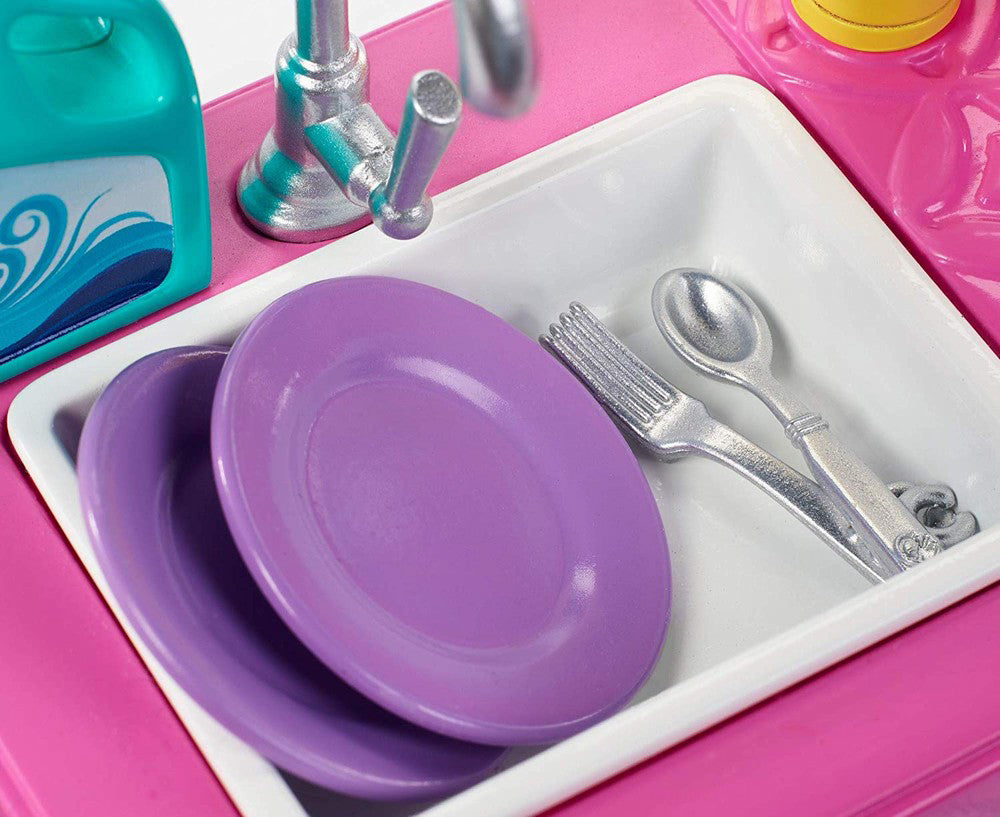 SET MOBILIER BARBIE BUCATARIE CU VESELA
