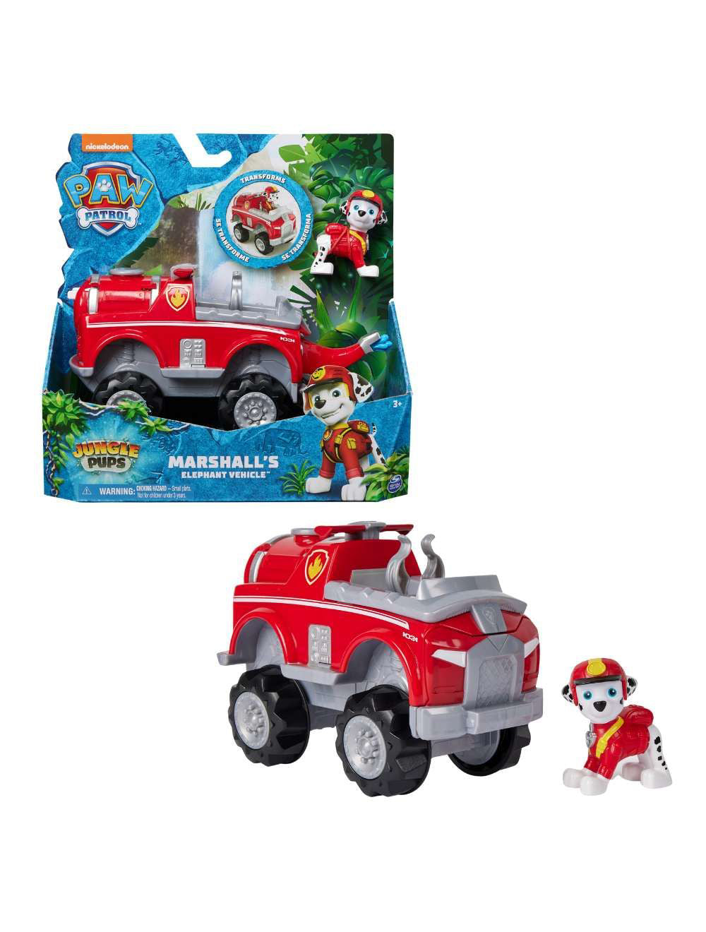 Figurina si Vehicul Paw Patrol Jungle  Marshall's Elephant, SPM6067778-20143429