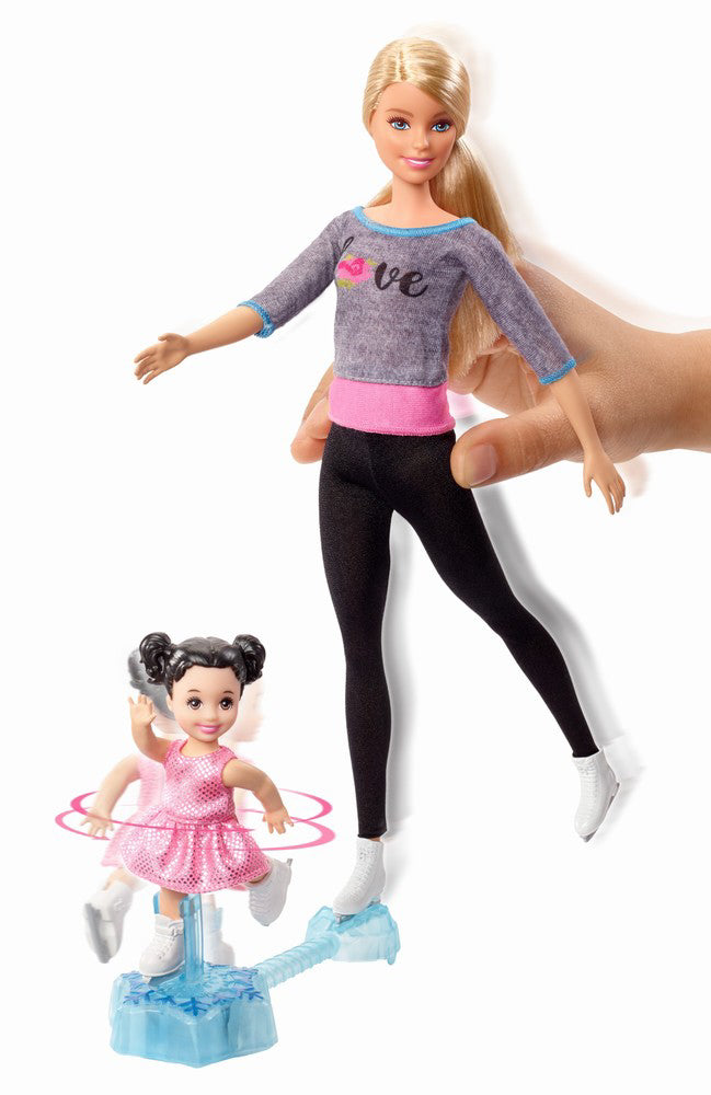 PAPUSA BARBIE CARIERA IN SPORT ANTRENOARE DE PATINAJ