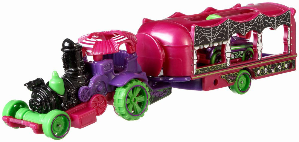 SET CAMION SI MASINA SPORT HOT WHEELS CAR NIVAL STEAMER