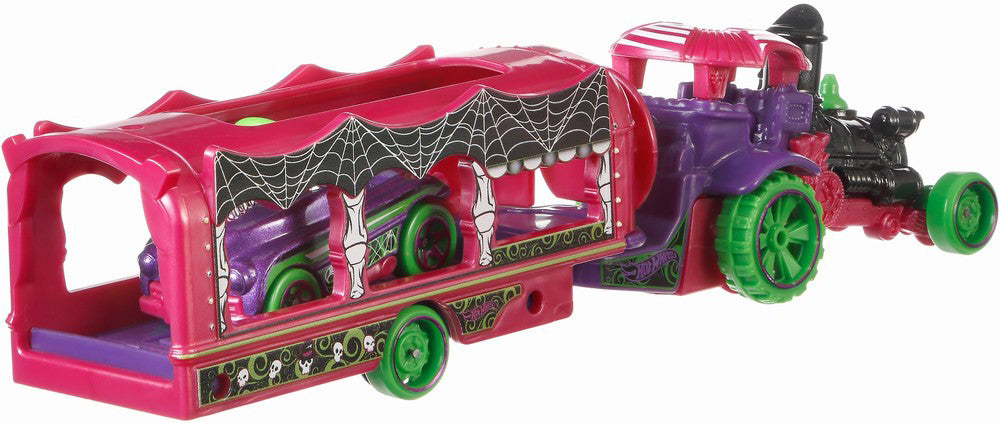 SET CAMION SI MASINA SPORT HOT WHEELS CAR NIVAL STEAMER