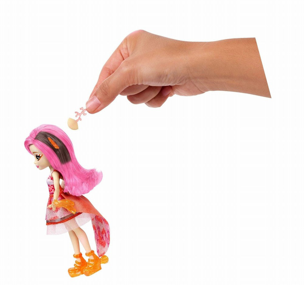 ENCHANTIMALS PAPUSA CLARITA CLOWNFISH CU PAR CE SCHIMBA CULOAREA