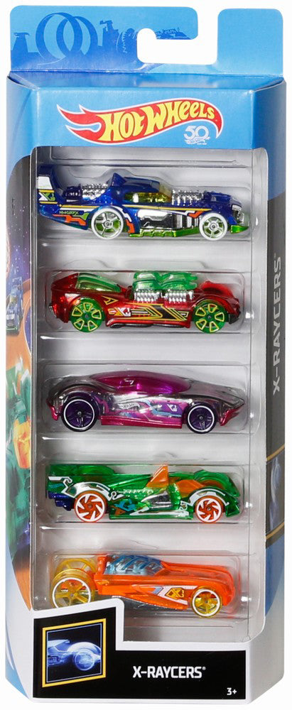 SET 5 MASINI HOT WHEELS X RAYCERS