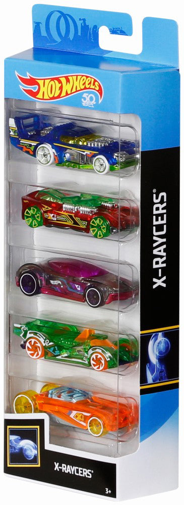 SET 5 MASINI HOT WHEELS X RAYCERS