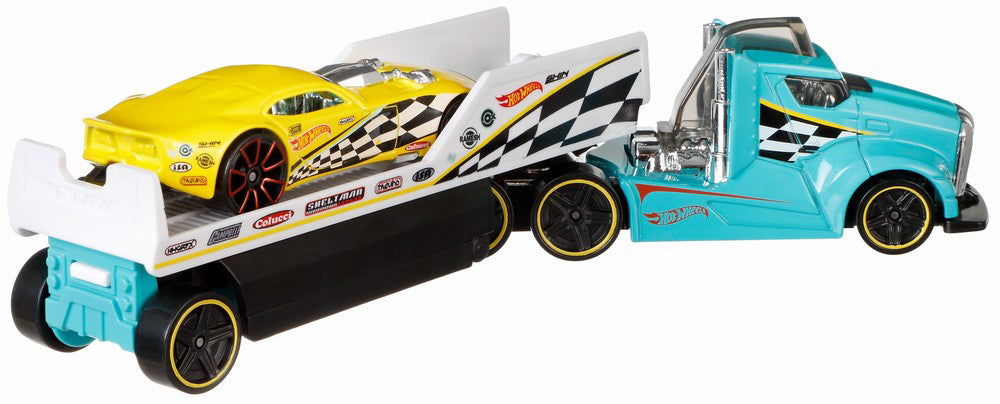 SET CAMION SI MASINA SPORT HOT WHEELS DRIVING WILD