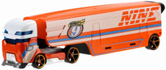 SET CAMION SI MASINA SPORT HOT WHEELS SPEEDWAY HAULER