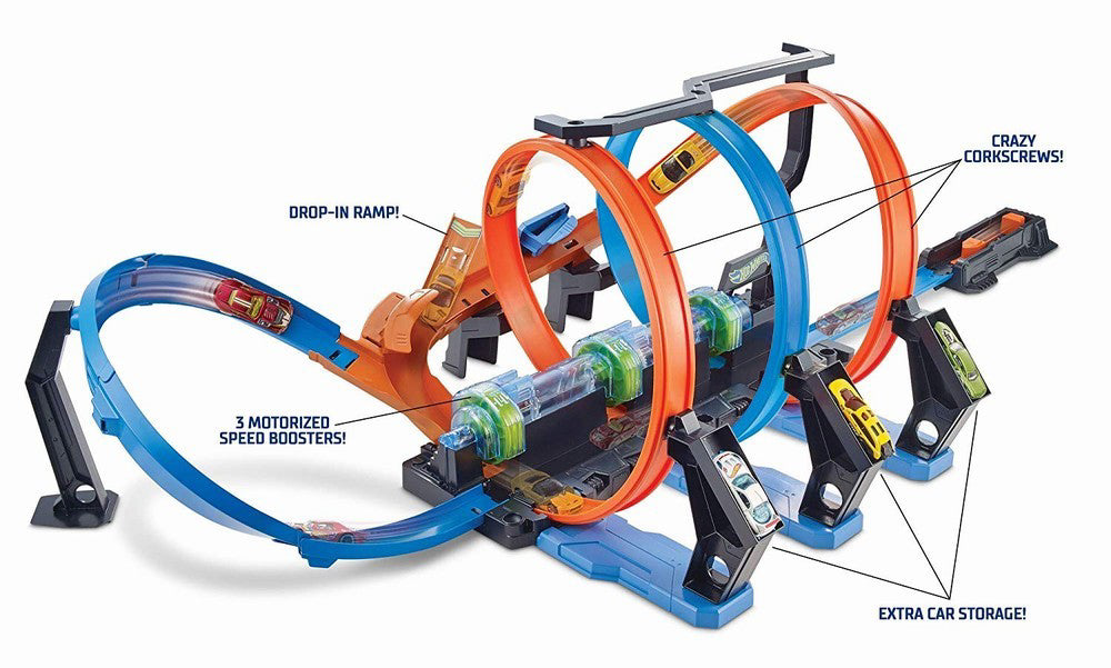 HOT WHEELS SET DE JOACA CURSA EXTREMA