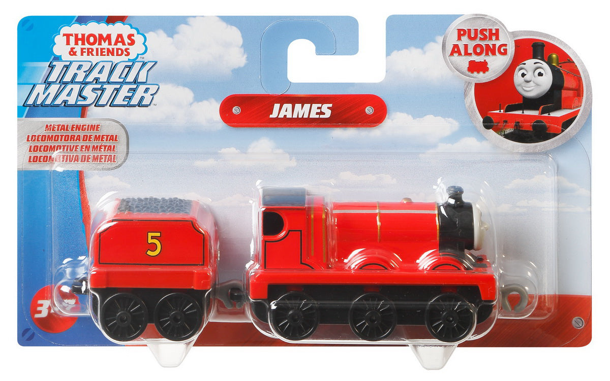THOMAS LOCOMOTIVA CU VAGON PUSH ALONG JAMES