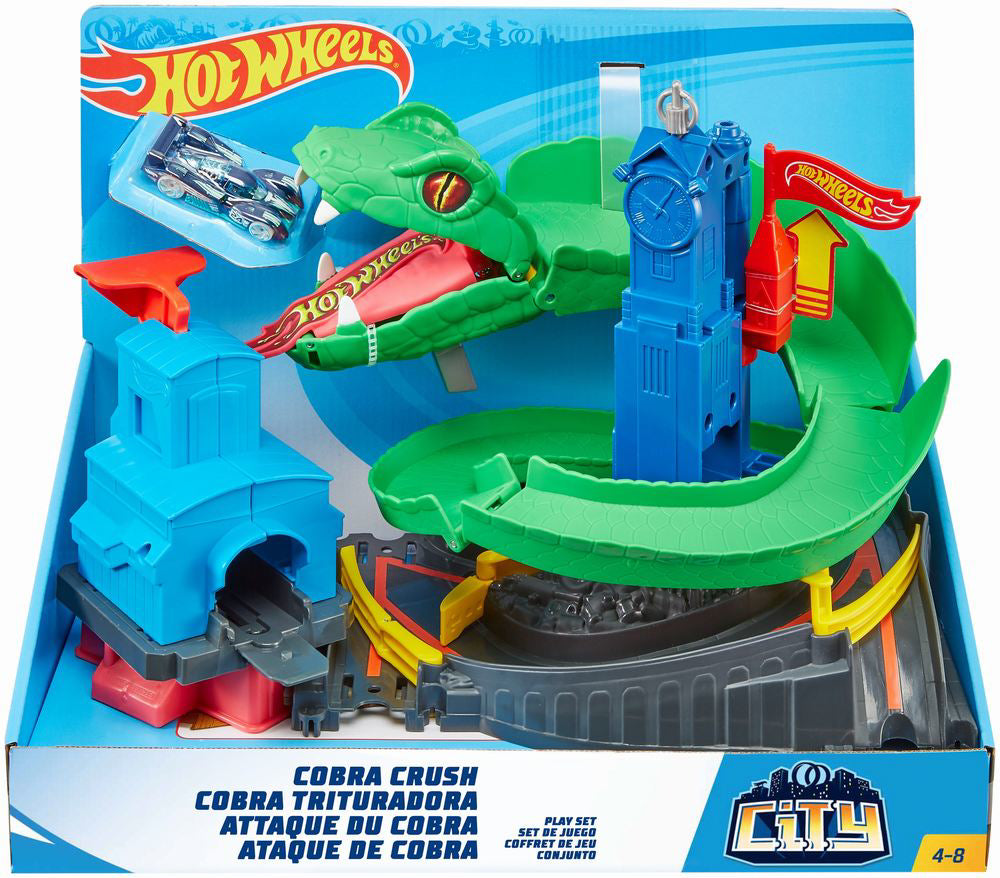 CITY SET DE JOACA COBRA HOT WHEELS