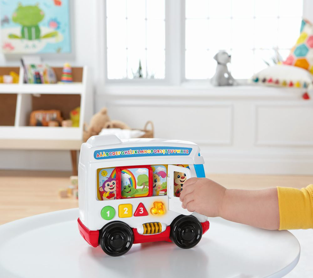 AUTOBUZUL CU SUNETE LIMBA ROMANA FISHER PRICE