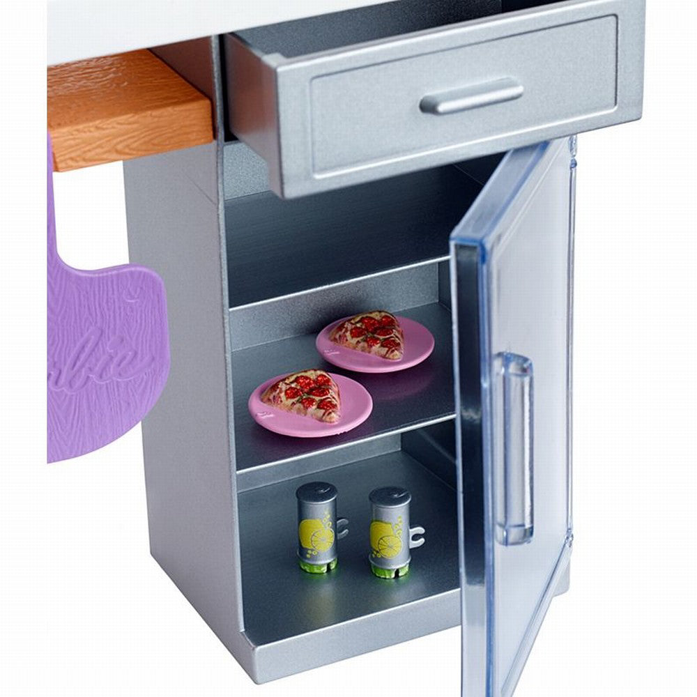 BARBIE SET MOBILIER EXTERIOR CUPTOR PIZZA